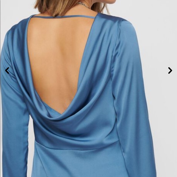 DYNAMITE SILK BLOUSE BNWT ✨ - Picture 3 of 3